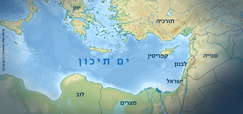 Map of the Middle east