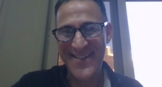 Selfie of a man