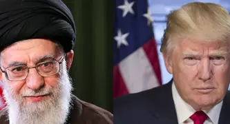 Ali Khamenei and Donald Trump