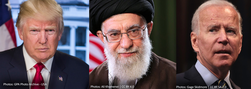 Trump; Biden; Ali Khamenei