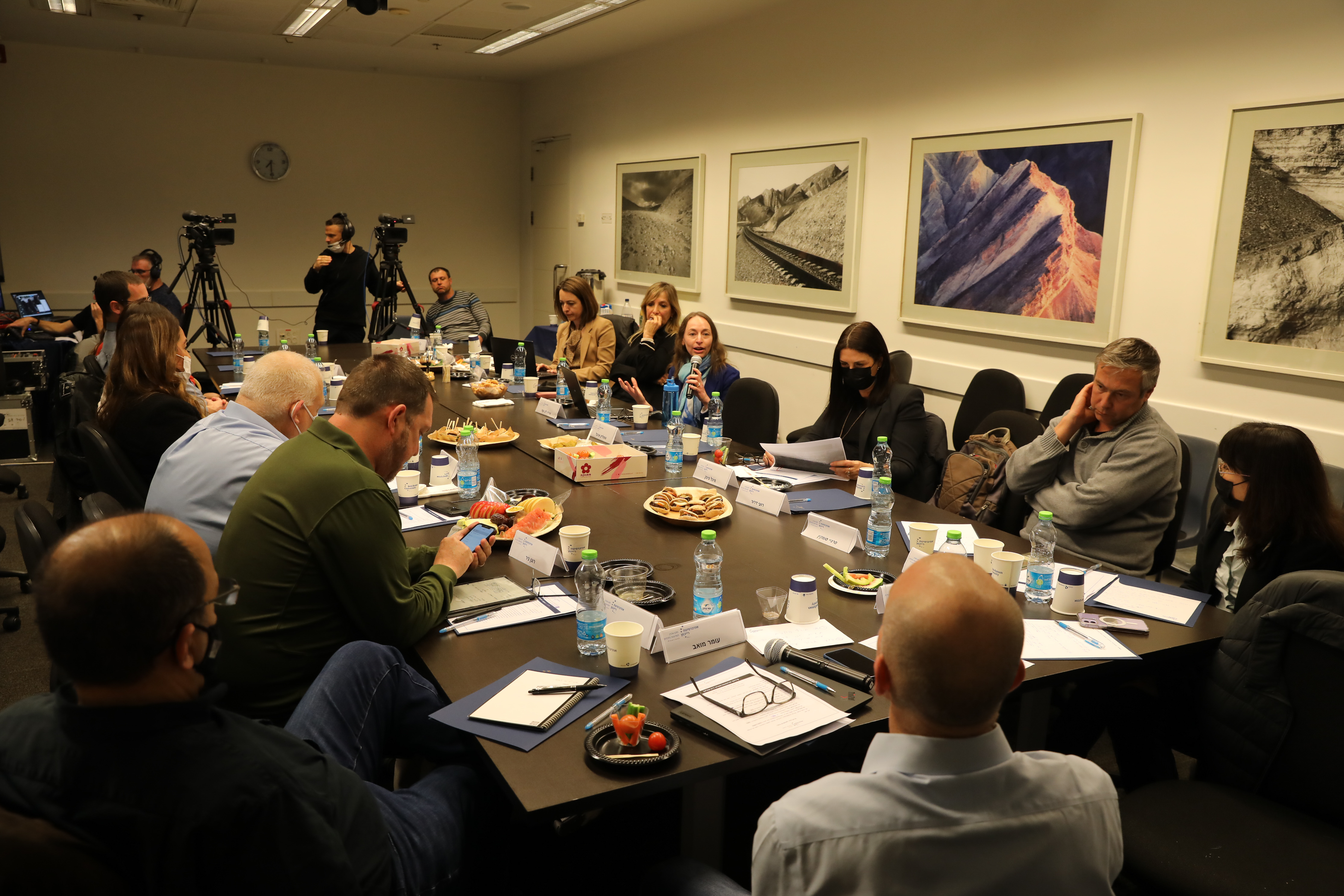 People around a conference table