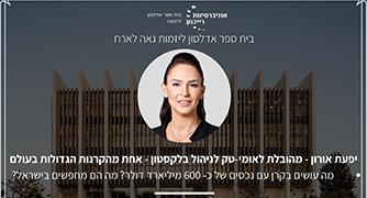 הזמנה יפעת אורון